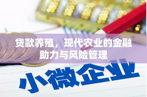 聂荣贷款养殖，现代农业的金融助力与风险管理