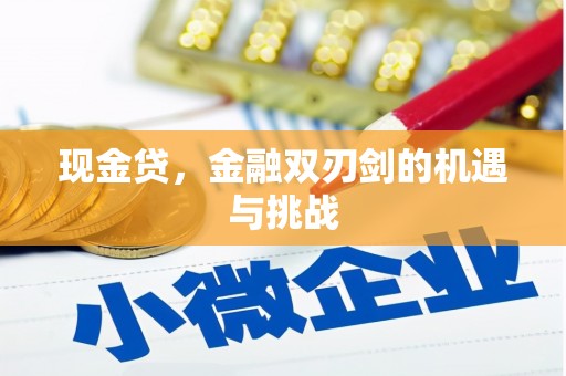 景泰现金贷，金融双刃剑的机遇与挑战