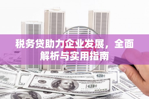 石冈税务贷助力企业发展，全面解析与实用指南