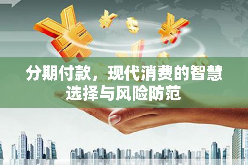 阜城分期付款，现代消费的智慧选择与风险防范