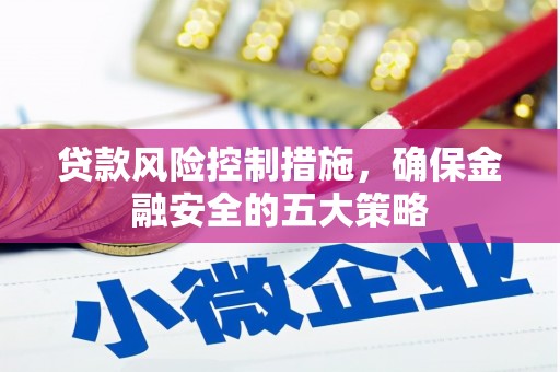 中区贷款风险控制措施，确保金融安全的五大策略