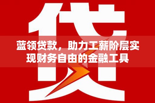 保税区蓝领贷款，助力工薪阶层实现财务自由的金融工具