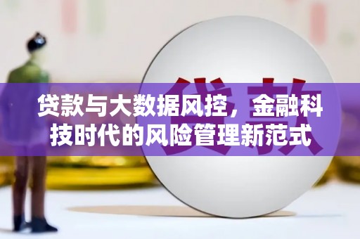 新建贷款与大数据风控，金融科技时代的风险管理新范式