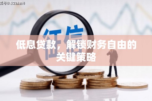 振安低息贷款，解锁财务自由的关键策略