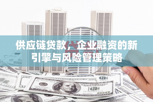 大名供应链贷款，企业融资的新引擎与风险管理策略