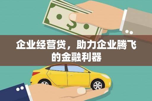 陵川企业经营贷，助力企业腾飞的金融利器