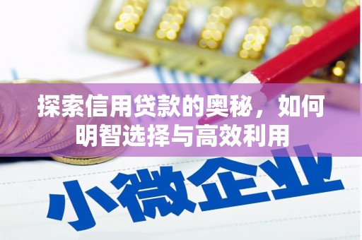 临朐探索信用贷款的奥秘，如何明智选择与高效利用