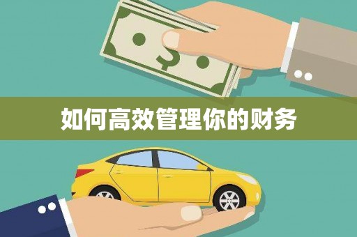 边坝如何高效管理你的财务